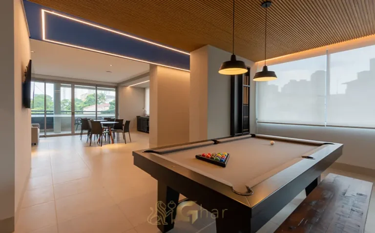 Salão de jogos com pub integrado em apartamentos no bairro do Ipiranga, São Paulo