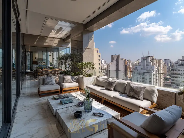 Imagem de lançamento na planta de apartamento da Setin Incorporadora em Itaim Bibi São Paulo