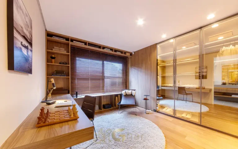 Segunda suíte do apartamento decorado em condomínio residencial no bairro do Ibirapuera, na Zona Sul de São Paulo