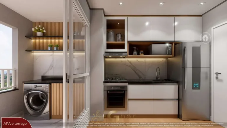 Terraço do apartamento de 2 dormitórios em apartamentos no bairro de Santo Amaro, São Paulo