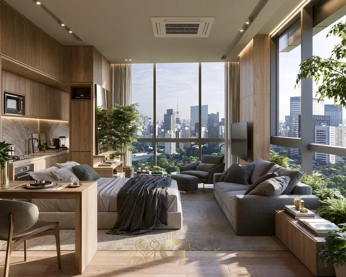 Investir em imóveis em São Paulo – fachada de edifícios de apartamentos residenciais
