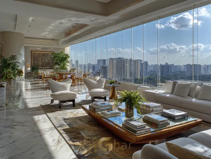 Interior alto padrão de apartamento da You,inc Incorporadora em Pinheiros São Paulo