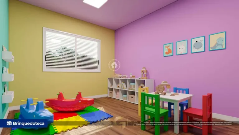 Brinquedoteca para crianças do condomínio Metrocasa Cupecê no bairro do Jardim Jabaquara, São Paulo
