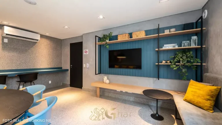 Espaço de coworking em apartamentos no bairro de Moema, São Paulo