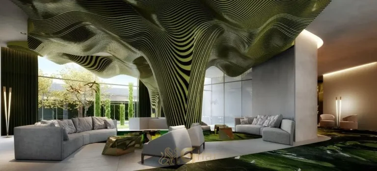 Espaço de coworking do condomínio W Residences São Paulo no bairro da Vila Olímpia, São Paulo