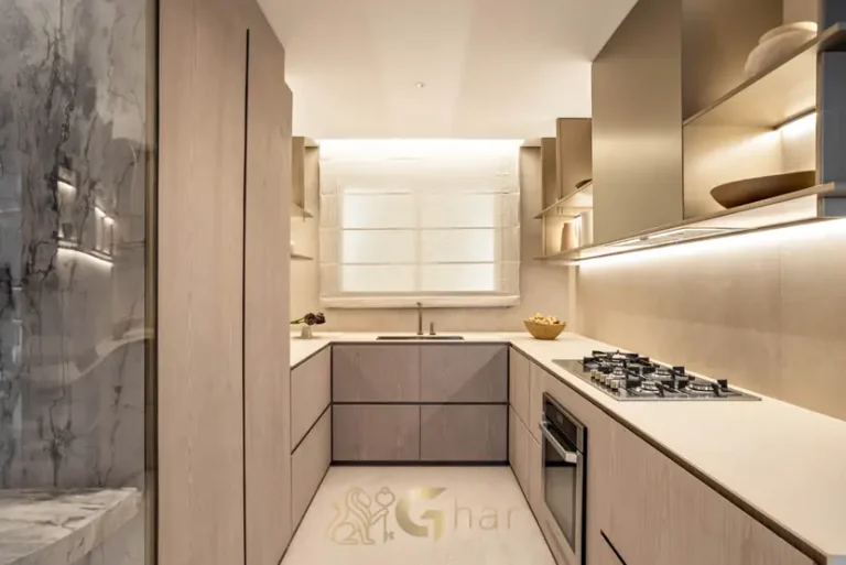 Cozinha do apartamento decorado em condomínio residencial no bairro de Moema, na Zona Sul de São Paulo
