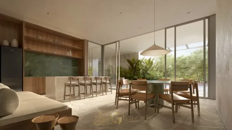 Espaço gourmet sofisticado do condomínio Gavia Moema no bairro de Moema, São Paulo
