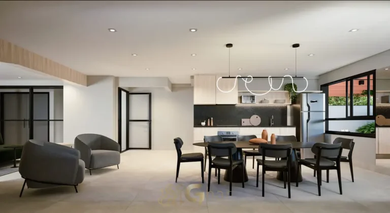 Segundo espaço gourmet em apartamentos no bairro da Vila Olímpia, São Paulo