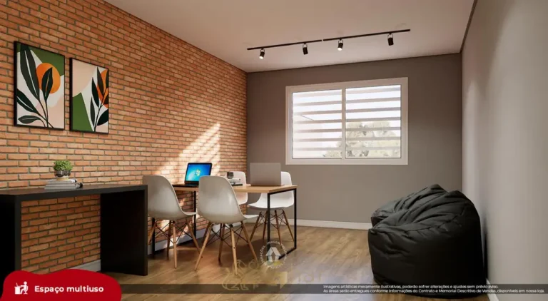 Espaço multiuso do condomínio Metrocasa Avenida Itaquera no bairro de Itaquera, São Paulo