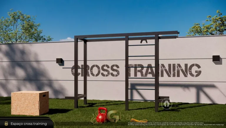 Espaço de fitness externo do condomínio Metrocasa Estação Lapa no bairro da Lapa, São Paulo