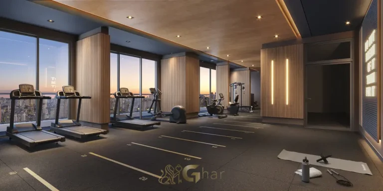 Espaço fitness em condomínio residencial no bairro de Moema, na Zona Sul de São Paulo