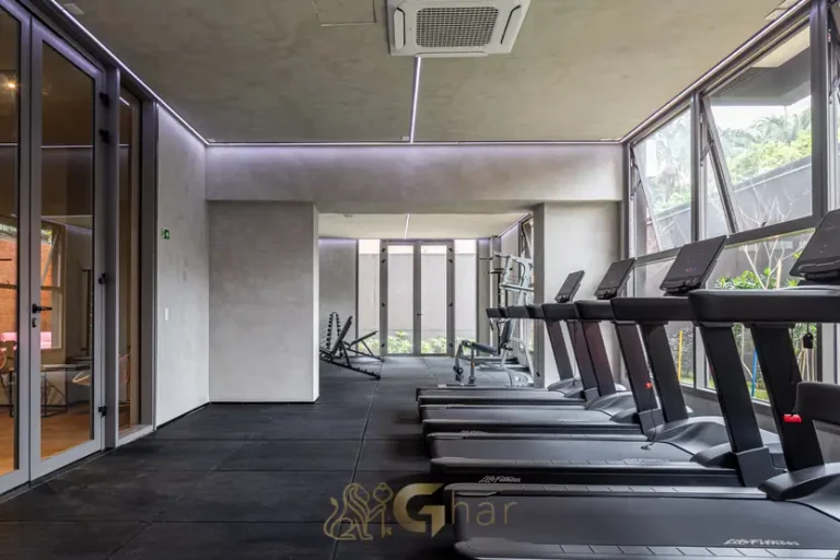 Espaço fitness em apartamentos no bairro de Moema, São Paulo