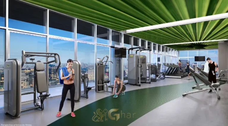 Espaço fitness do condomínio W Residences São Paulo no bairro da Vila Olímpia, São Paulo