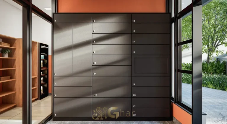 Sistema de lockers inteligentes do condomínio Maison no bairro da Vila Olímpia, São Paulo