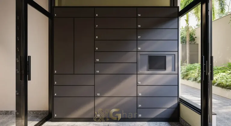 Lockers inteligentes em condomínio residencial no bairro da Vila Olímpia, na Zona Sul de São Paulo
