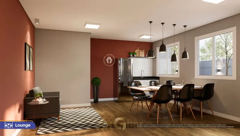 Lounge para eventos e festas em apartamentos no bairro do Cambuci, São Paulo