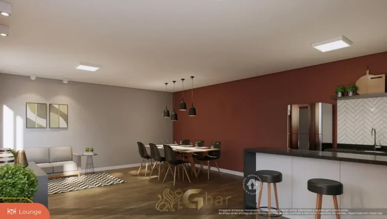 Lounge de festas em condomínio residencial no bairro da Freguesia do Ó, na Zona Norte de São Paulo