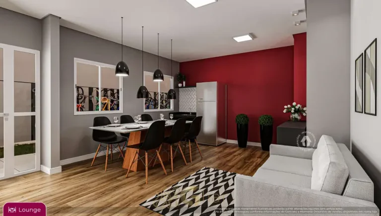 Lounge de festas em condomínio residencial no bairro de Pirituba, na Zona Norte de São Paulo