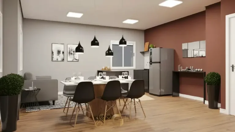 Lounge para festas em condomínio residencial no bairro do Sacomã, na Zona Sul de São Paulo