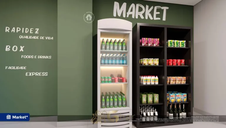 Mini market de conveniência em condomínio residencial no bairro do Jardim Jabaquara, na Zona Sul de São Paulo
