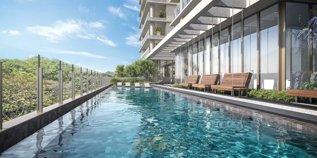 Piscina adulto em apartamentos no bairro de Moema, São Paulo