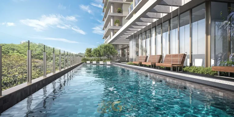 Piscina adulto em apartamentos no bairro de Moema, São Paulo