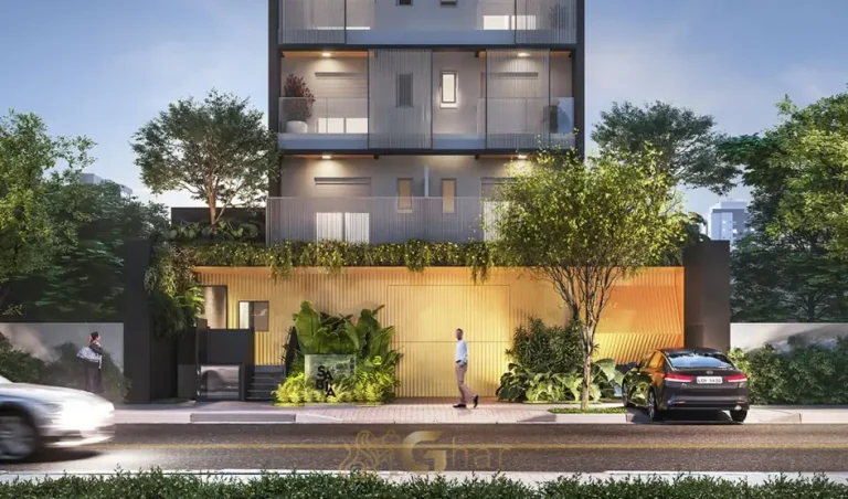 Portaria de acesso com segurança inteligente em apartamentos no bairro de Moema, São Paulo