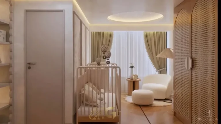 Quarto infantil com decoração lúdica do apartamento decorado em apartamentos no bairro de Moema, São Paulo