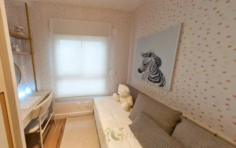 Quarto infantil do apartamento decorado em apartamentos no bairro de Moema, São Paulo