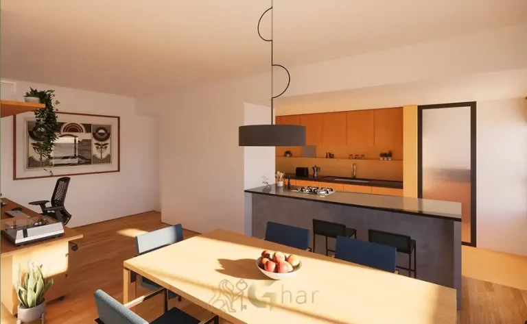 Sala ampliada do apartamento decorado em condomínio residencial no bairro da Vila Olímpia, na Zona Sul de São Paulo