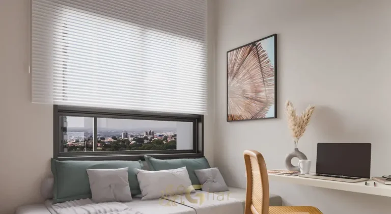 Sala do apartamento decorado com iluminação natural do condomínio Maison no bairro da Vila Olímpia, São Paulo