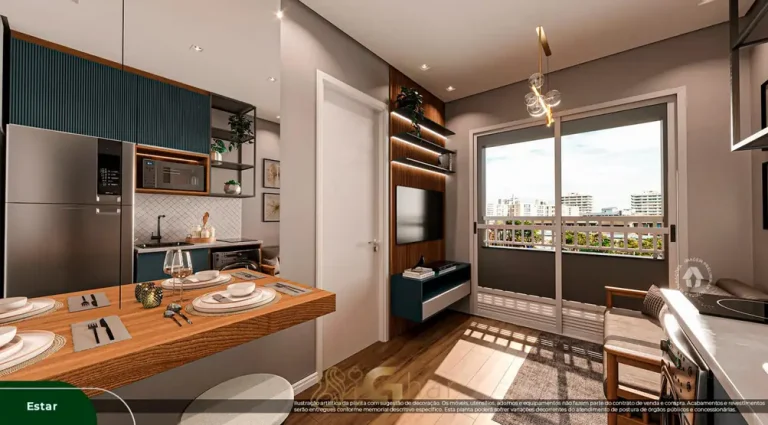 Sala de estar do apartamento decorado em apartamentos no bairro do Alto do Ipiranga, São Paulo