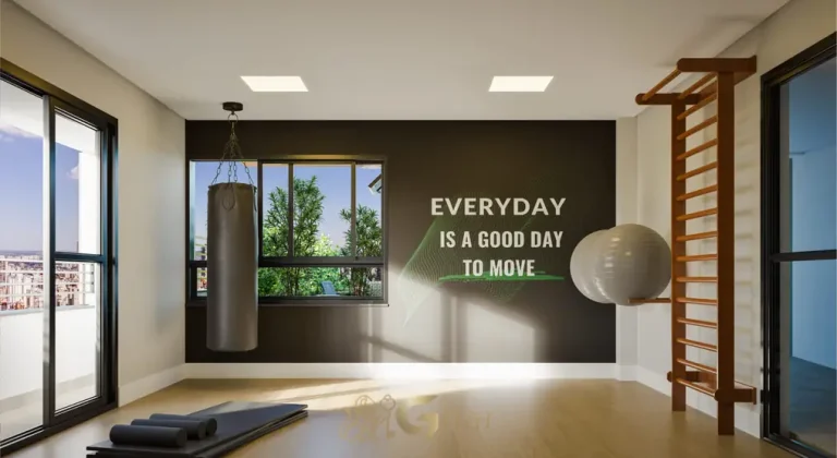 Sala fitness multifuncional em apartamentos no bairro da Vila Olímpia, São Paulo