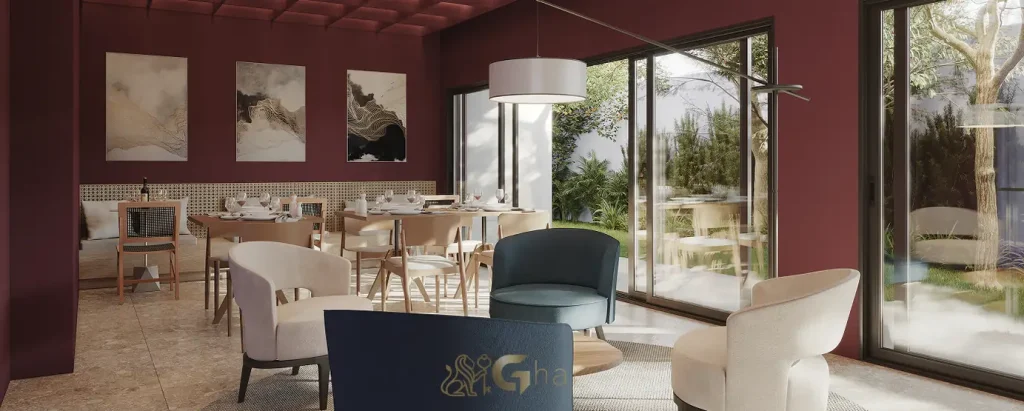 Salão de festas gourmet em apartamentos no bairro de Moema, São Paulo