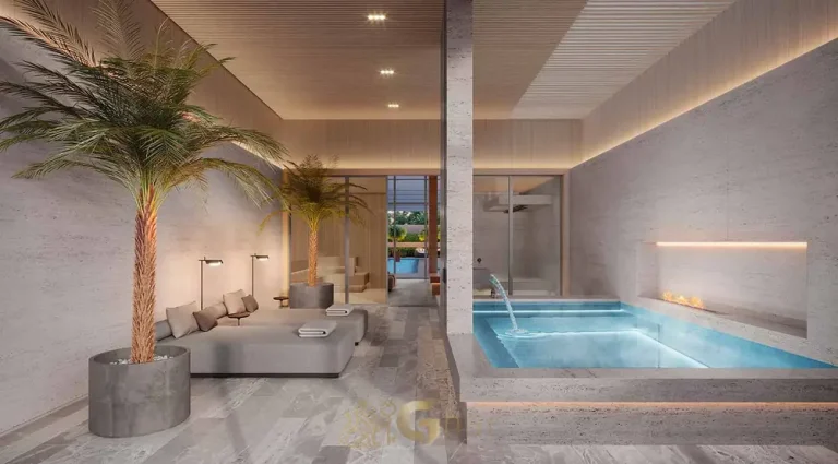 Spa com sauna seca do condomínio Atmos Moema no bairro de Moema, São Paulo