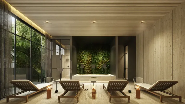 Spa completo do condomínio Copa no bairro de Moema, São Paulo