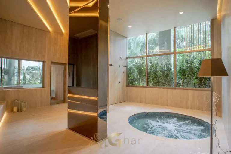 Spa com hidromassagem em apartamentos no bairro de Moema, São Paulo