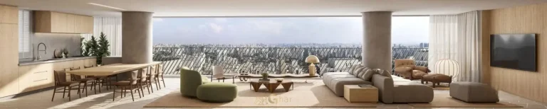 Varanda gourmet do apartamento decorado em apartamentos no bairro do Brooklin, São Paulo