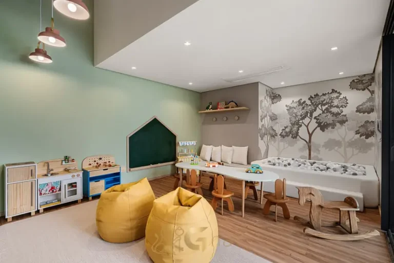 Brinquedoteca equipada em condomínio residencial no Brooklin Zona Sul de São Paulo