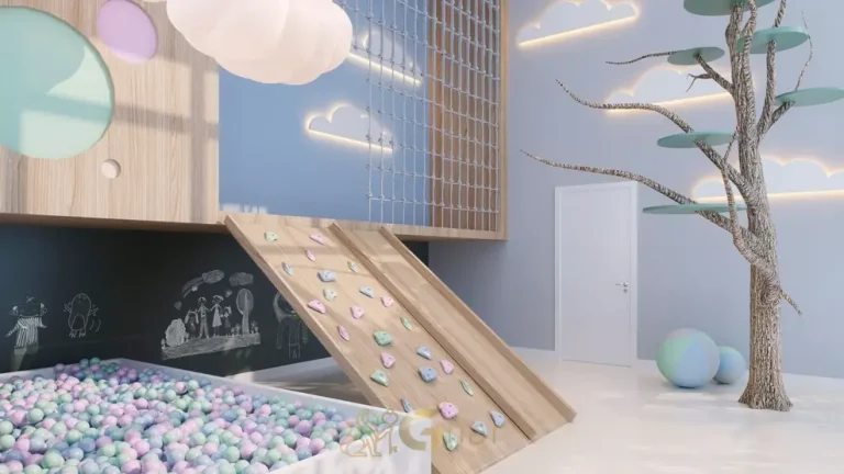 Brinquedoteca para lazer infantil em condomínio residencial no bairro da Vila Clementino, na Zona Sul de São Paulo