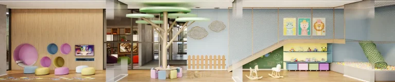 Brinquedoteca infantil em apartamentos no bairro do Brooklin, São Paulo