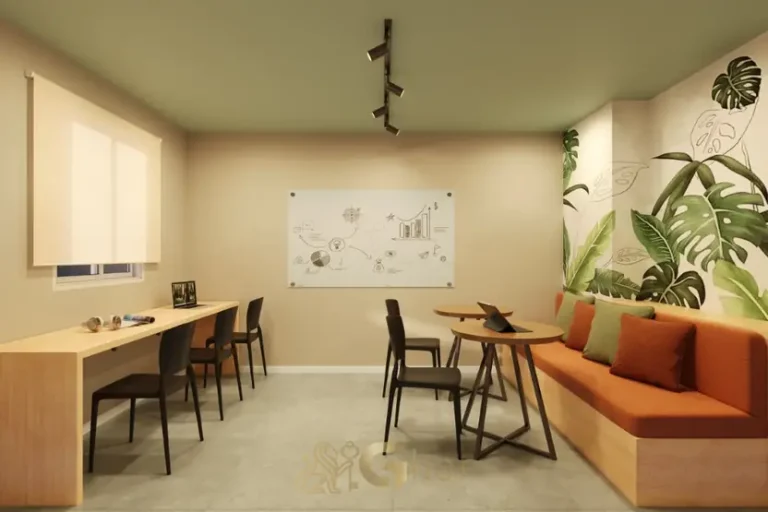 Coworking com estações de trabalho em apartamentos no Brooklin, São Paulo