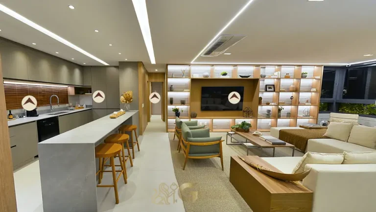 Cozinha do apartamento decorado em apartamentos no Brooklin São Paulo