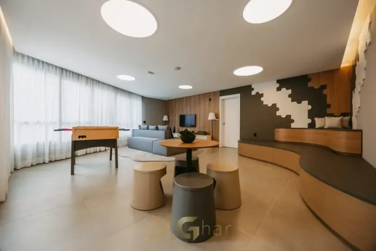 Espaço teens para convivência em condomínio residencial no bairro de Campo Belo, na Zona Sul de São Paulo