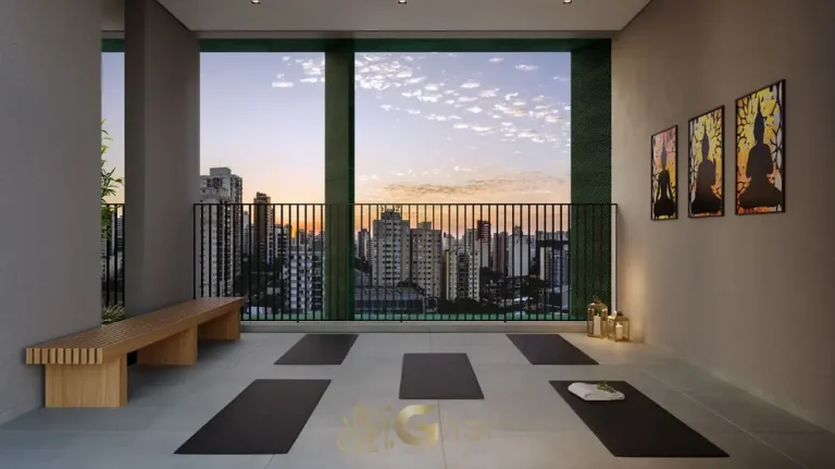 Espaço zen em apartamentos no bairro do Brooklin, São Paulo
