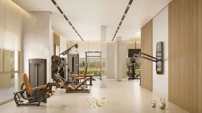Espaço fitness dedicado ao treinamento do condomínio The Grand Residence no bairro Brooklin em São Paulo