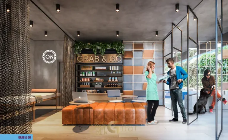 Grab & Go com alimentos e bebidas em apartamentos na Vila Olímpia São Paulo