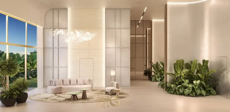 Lobby de entrada em apartamentos no Brooklin São Paulo