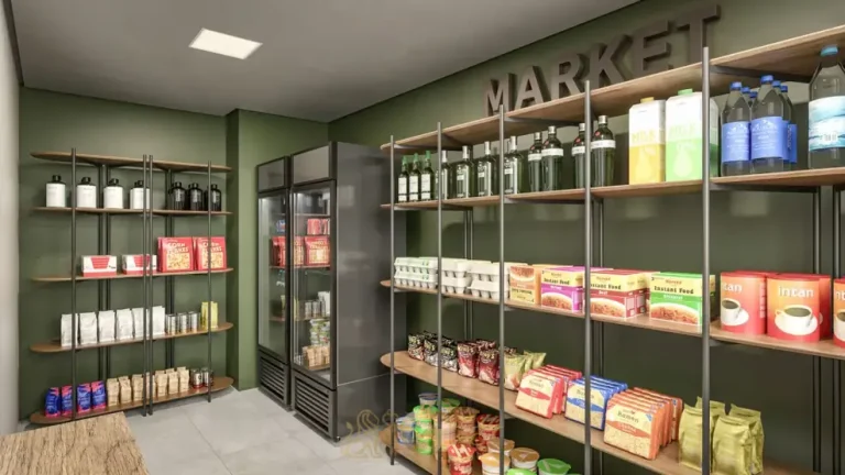Mini mercado de conveniência em apartamentos no bairro do Brooklin, São Paulo