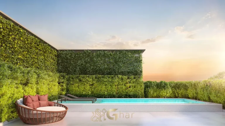 Piscina integrada ao Private Pool House em condomínio residencial no Brooklin, Zona Sul de São Paulo